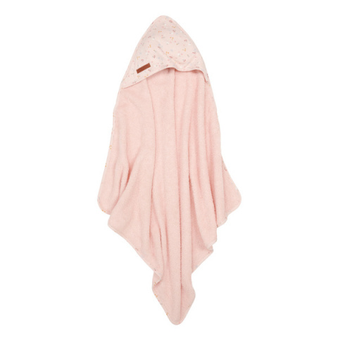 Little Dutch Bawełniany ręcznik Little Pink Flowers 75x75 cm