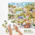 Dzikie puzzle Parki narodowe 6+