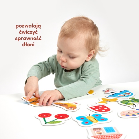 Moje pierwsze puzzle Do pary dla dzieci: 15m+