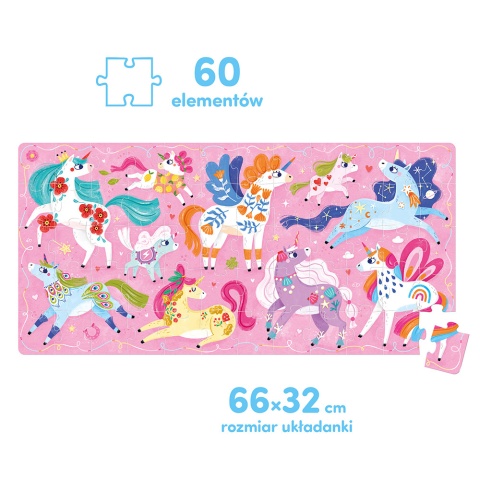 Puzzle Ach Jednorożce dla dzieci: 4+