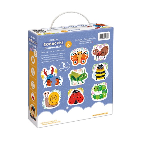 Puzzle Robaczki czworaczki dla dzieci: 2+
