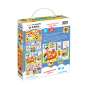 Puzzle Co robimy W domu dla dzieci: 2+, 3+