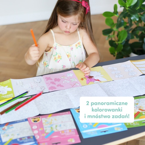 Dłuuugie kolorowanki Syrenki dla dzieci: 4+