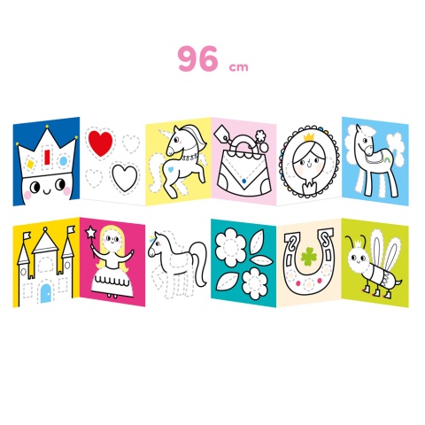 Dłuuugie rysowanki Rysuję po śladzie – Baśniowa kraina dla dzieci: 3+