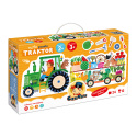 Moto puzzle Traktor dla dzieci: 2+, 3+