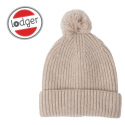 Lodger Czapeczka z wełny merino 100% beżowa Beige