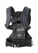 BABYBJORN ONE AIR 3D MESH - nosidełko, Antracyt/Leopard