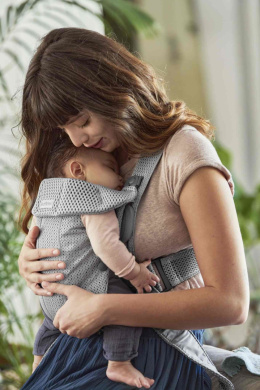 BABYBJORN MINI 3D Mesh – nosidełko, Szary