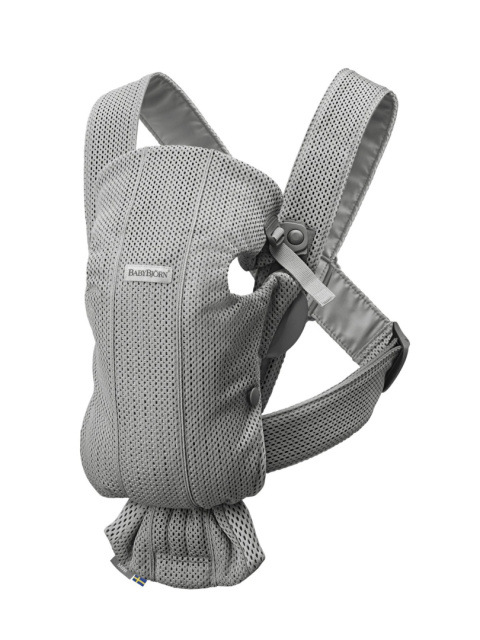 BABYBJORN MINI 3D Mesh – nosidełko, Szary