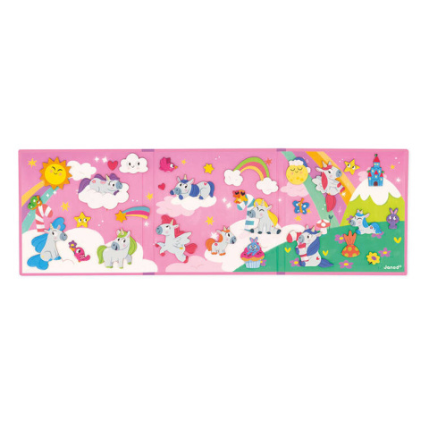 Janod Magnetyczna układanka Jednorożce Magneti'stories 3+