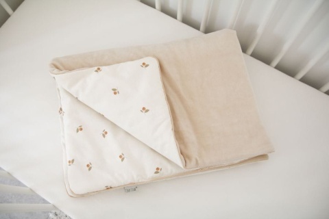 Tiny Star Kocyk z wypełnieniem Cranberry & Ivory 75x100