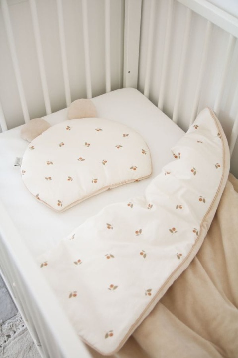 Tiny Star Kocyk z wypełnieniem Cranberry & Ivory 75x100