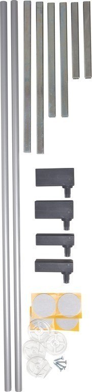 Rozszerzenie bramki BabyDan PREMIER 14 cm, srebrny