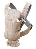 BABYBJORN MINI 3D Mesh - nosidełko, Perłowy Różowy