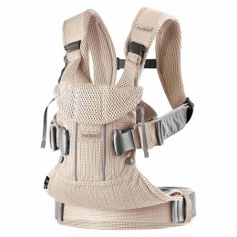 BABYBJORN ONE AIR 3D MESH - nosidełko, Perłowy Różowy