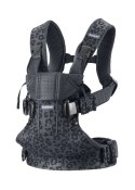 BABYBJORN ONE AIR 3D MESH - nosidełko, Antracyt/Leopard