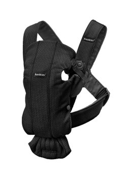 BABYBJORN MINI 3D Mesh - nosidełko, Czarny