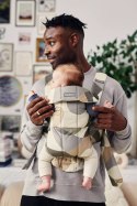 BABYBJORN MINI Cotton - nosidełko, Khaki/Green Print