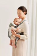 BABYBJORN MINI Cotton - nosidełko, Khaki/Green Print