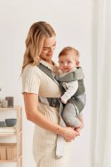 BABYBJORN MINI Cotton - nosidełko, Khaki/Green Print