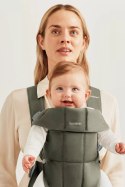 BABYBJORN MINI Woven - nosidełko, Ciemnozielone