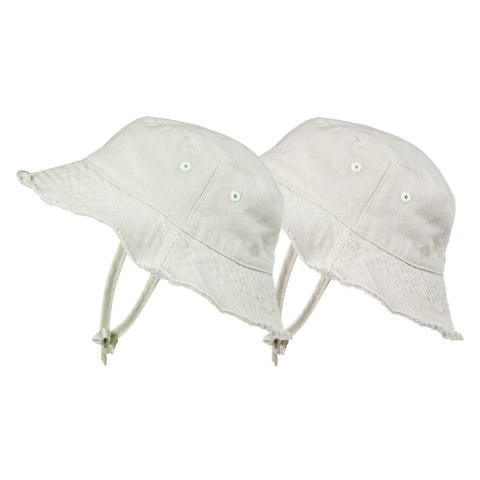 Elodie Details - Dwustronny kapelusz Bucket Hat - Gelato Green - 0-6 m-cy