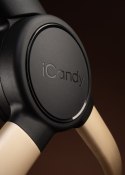 ICandy - Peach 7 Bliźniak - Wózek 2w1 z akcesoriami podstawowymi - Biscotti/Blonde