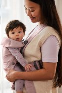 BABYBJORN MINI Woven - nosidełko, Zgaszony Róż