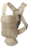 BABYBJORN MINI Woven - nosidełko, beżowe