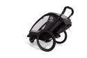 Hamax - Przyczepka rowerowa COCOON ONE z zestawem do biegania- Grey/black