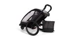 Hamax - Przyczepka rowerowa COCOON z zestawem do biegania, podwójna - Grey/black