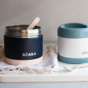 Beaba Pojemnik - termos obiadowy ze stali nierdzewnej z hermetycznym zamknięciem duży 500 ml light pink/night blue