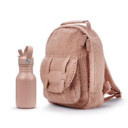 Elodie Details - Plecak BackPack MINI - Blushing Pink + Butelka na wodę - Blushing Pink - ZESTAW