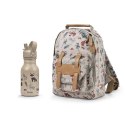 Elodie Details - Plecak BackPack MINI - Nordic Woodland + Butelka na wodę - Nordic Woodland - ZESTAW