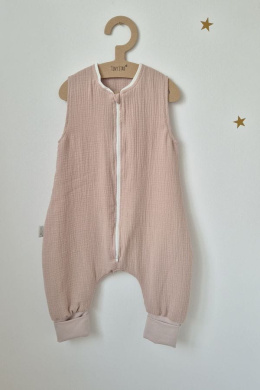 Tiny Star Śpiworek muślinowy z nogawkami Beige / 1-3 lat