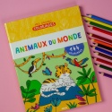 Auzou Duża kolorowanka Zwierzęta świata