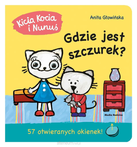 Kicia Kocia i Nunuś. Gdzie jest Szczurek? - otwierane okienka
