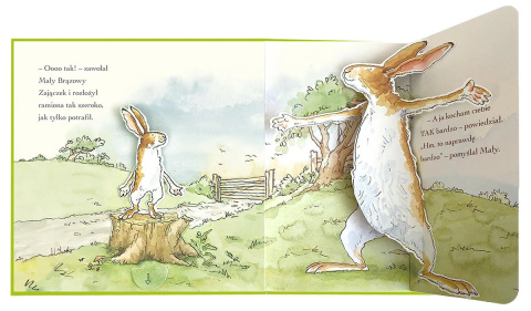 Nawet nie wiesz, jak bardzo cię kocham. Pop-up