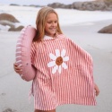 The Swim Essentials Bawełniane poncho kąpielowe Daisy Flowers