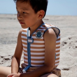 The Swim Essentials Kamizelka do nauki pływania dla dzieci 15 -18 kg Softlines Brown