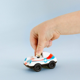 Tiger Tribe Autko wyścigowe Białe