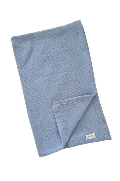 Tiny Star Kocyk muślinowy Blue 80x100