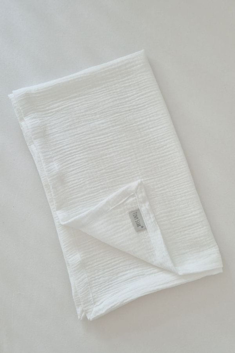 Tiny Star Kocyk muślinowy Creme 80x100