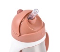 Beaba Bidon niekapek ze słomką termos termiczny 250 ml Terracotta