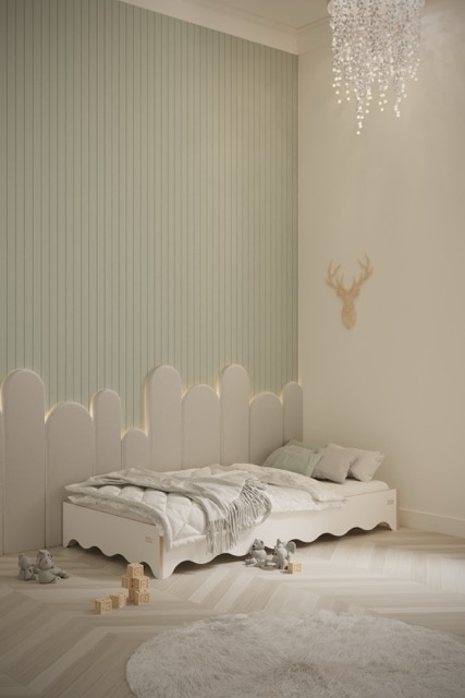 BabyWood Łóżko dla dzieci WAVE 1