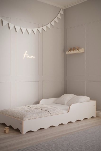 BabyWood Łóżko dla dzieci WAVE 3