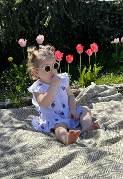 Kaki Sukienka w śliwki