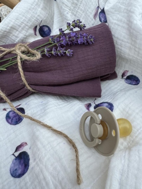 Kaki pieluszka - śliwka & fiolet