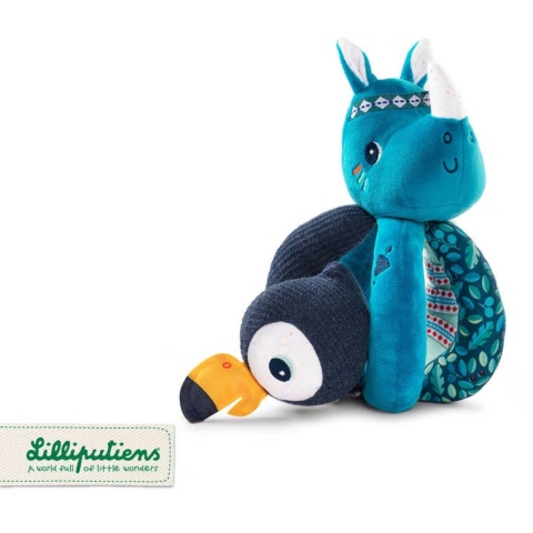 Lilliputiens Grzechotka chwytak Nosorożec Marius 6 m+