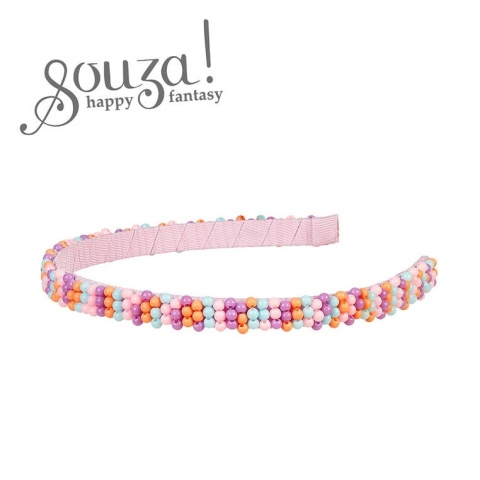 Souza! Opaska do włosów z kolorowymi koralikami Casja